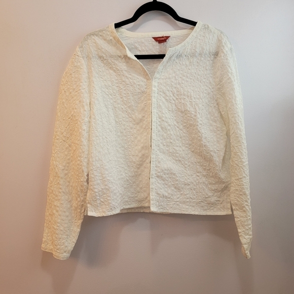 Sundance Tops - Sundance White Textured Fabric Blouse